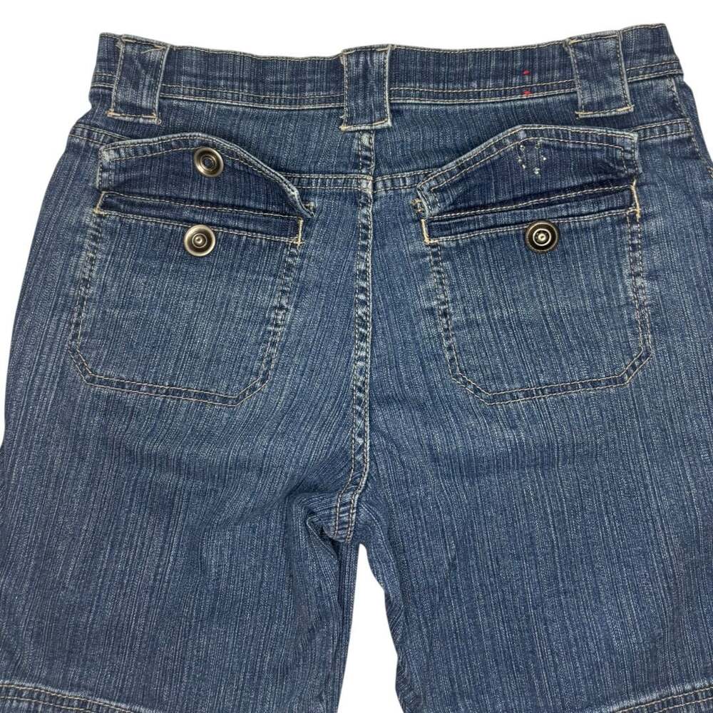 Lee Comfort Waistband Stretch Denim Utility Shorts Sz 10 P - Picture 6 of 7